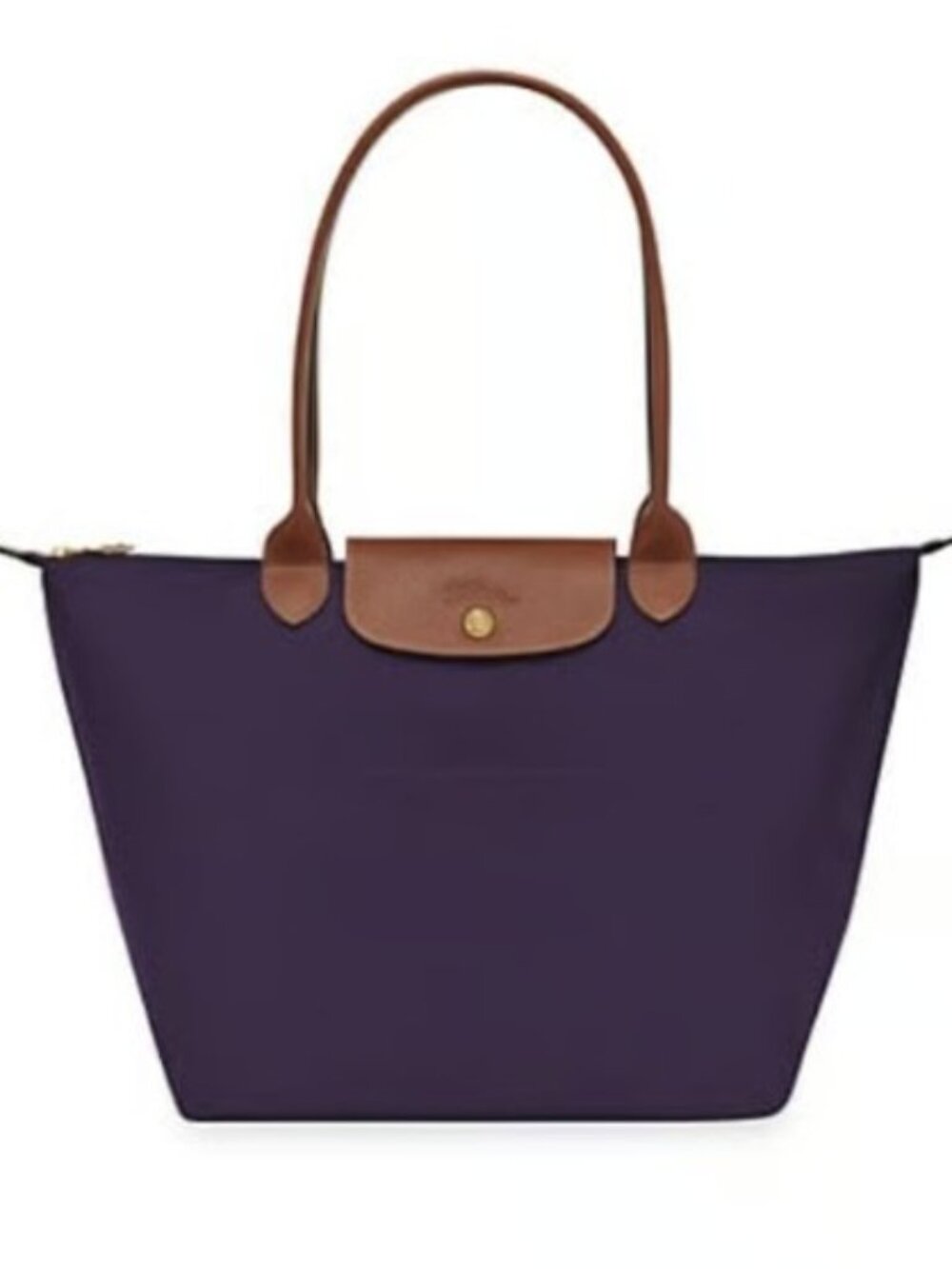 Longchamp Le Pliage Large Tote Bag Eggplant Purple